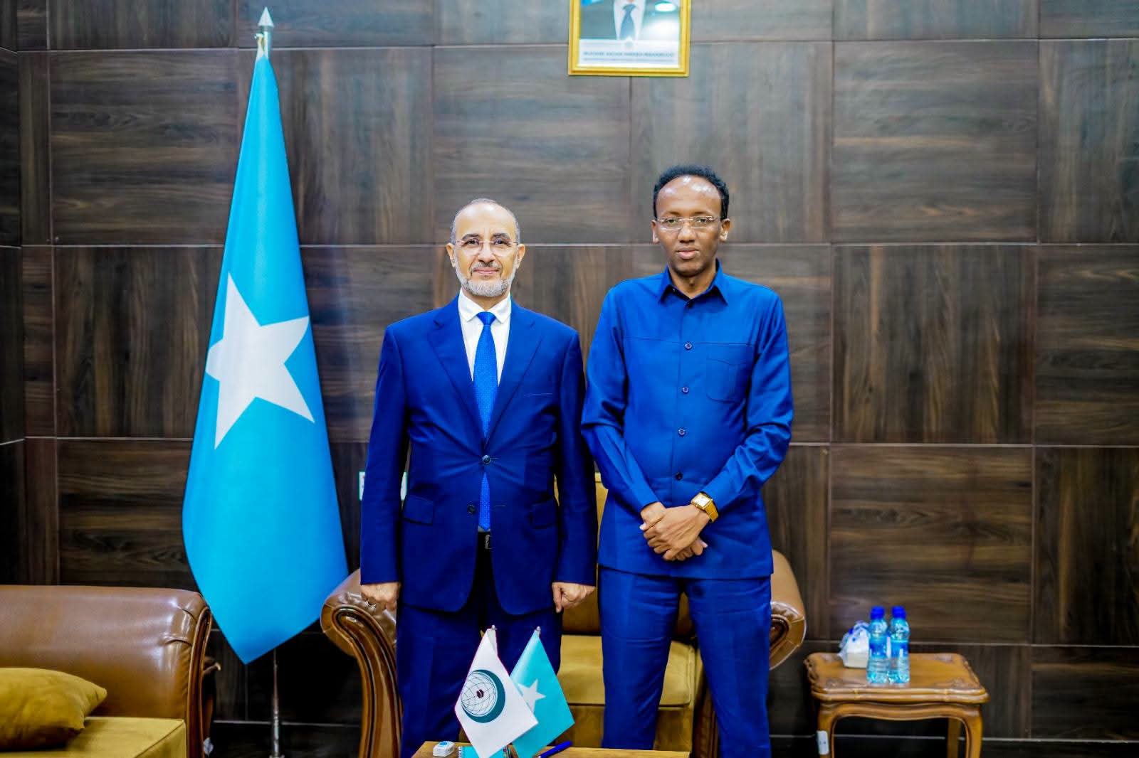 Somalia, OIC Discuss Cooperation as Regional Director Concludes Mission